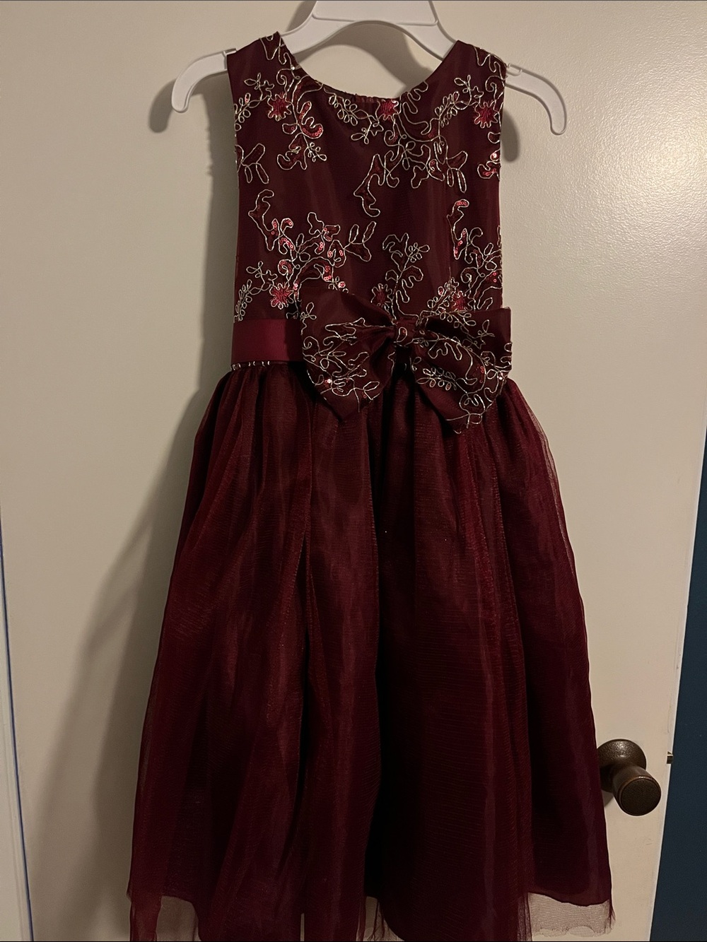 Maroon Dress
